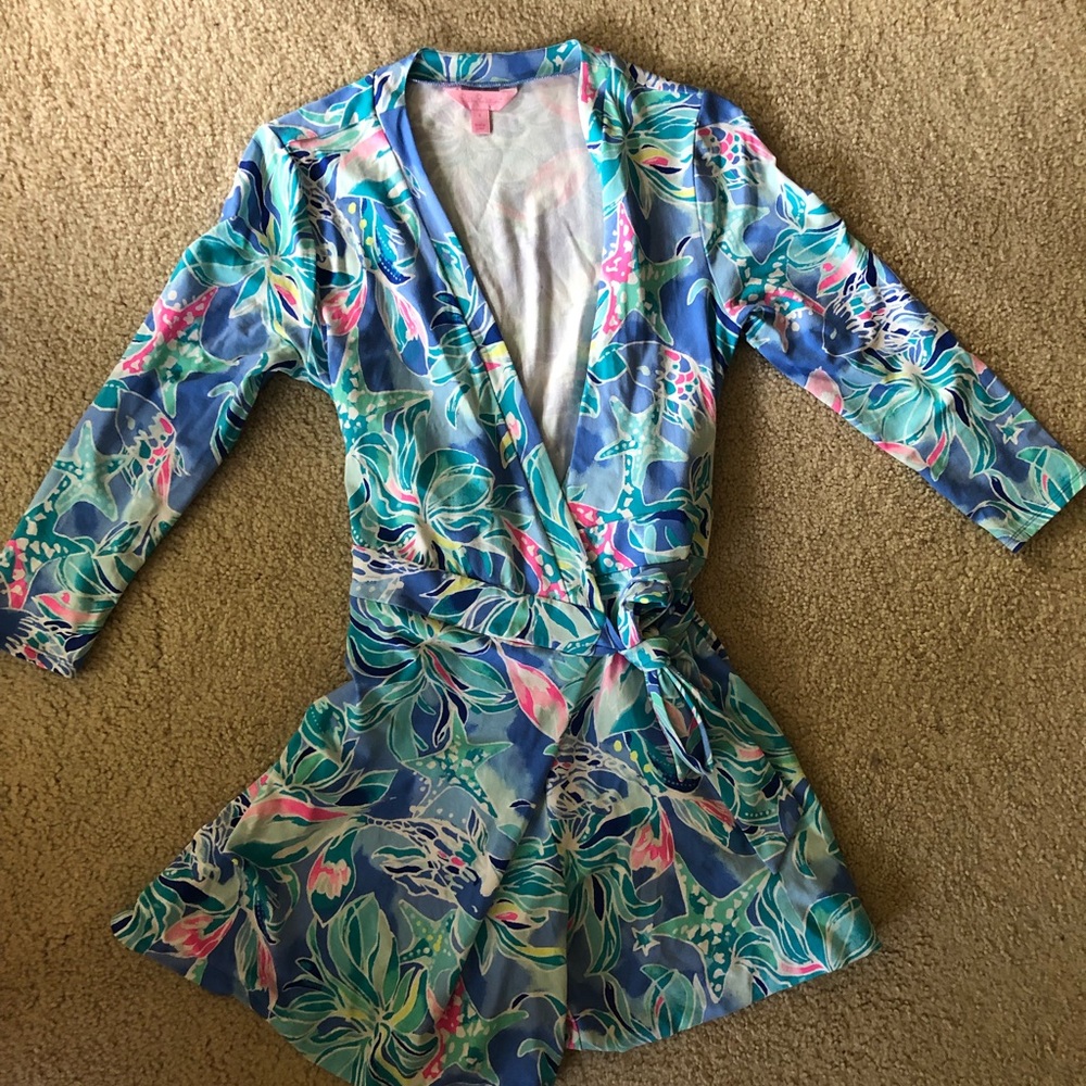 Lilly Pulitzer wrap romper